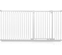 Safetots Extra Tall Elite Safety Gate, 189cm - 198cm, Matt White, Extra Tall 96.8cm in Height, Pressure Fit Stair Gate, Baby Gate for Doors Hallways and Spaces, Safety Barrier, Easy Installation