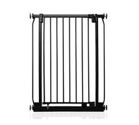 Safetots Extra Tall Elite Safety Gate, 71cm - 80cm, Matt Black, Extra Tall 96.8cm in Height, Pressure Fit Stair Gate, Baby Gate for Doors Hallways and Spaces, Safety Barrier, Easy Installation