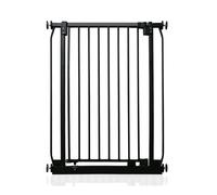 Safetots Extra Tall Elite Safety Gate, 71cm - 80cm, Matt Black, Extra Tall 96.8cm in Height, Pressure Fit Stair Gate - Black - Metal - 71cm -80cm