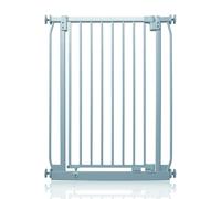 Safetots Extra Tall Elite Safety Gate, 71cm - 80cm, Matt Grey, Extra Tall 96.8cm in Height, Pressure Fit Stair Gate - Grey - Metal - 71cm -80cm