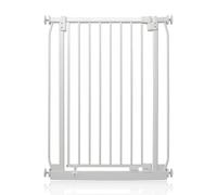 Safetots Extra Tall Elite Safety Gate, 71cm - 80cm, Matt White, Extra Tall 96.8cm in Height, Pressure Fit Stair Gate, Baby Gate for Doors Hallways and Spaces, Safety Barrier, Easy Installation