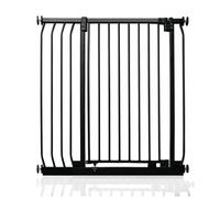 Safetots Extra Tall Elite Safety Gate, 89cm - 98cm, Matt Black, Extra Tall 96.8cm in Height, Pressure Fit Stair Gate, Baby Gate for Doors Hallways and Spaces, Safety Barrier, Easy Installation