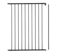 Safetots Extra Tall Metal Multi Panel Range, Extension Panel, Metal, Black, 72cm, Extension Panel for Extra Tall Metal Multi Panel Range of Play Pens, Safety Barriers and Room Dividers