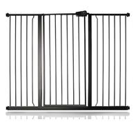 Safetots Extra Tall Metal Safety Gate, 113.8cm - 121.4cm, Slate Grey, 104cm Height, Easy Installation