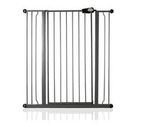 Safetots Extra Tall Metal Safety Gate, 94.3cm - 101.9cm, Slate Grey, 104cm High, Easy Installation