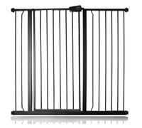 Safetots Extra Tall Metal Safety Gate Pressure Fit, 107.4cm - 115cm, Slate Grey, 104cm in Height, Extra Tall Stair Gate, Tall Baby Gate, Easy Installation