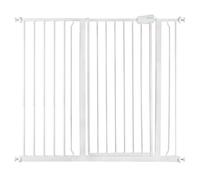 Safetots Extra Tall Metal Safety Gate Pressure Fit, 113.8Cm - 121.4Cm, White, 104Cm In Height, Extra Tall Baby Gate