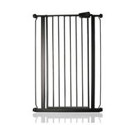 Safetots Extra Tall Metal Safety Gate Pressure Fit, 120.3Cm - 127.9Cm, Slate Grey, 104Cm In Height, Extra Tall Baby Gate