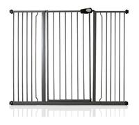 Safetots Extra Tall Metal Safety Gate Pressure Fit, 139.8Cm - 147.4Cm, Slate Grey, 104Cm In Height, Extra Tall Baby Gate