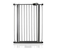 Safetots Extra Tall Metal Safety Gate Pressure Fit, 75Cm - 82.6Cm, Slate Grey, 104Cm In Height, Extra Tall Baby Gate