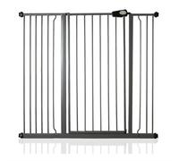 Safetots Extra Tall Metal Safety Gate Pressure Fit, 87.9Cm - 95.5Cm, Matt Black, 104Cm In Height, Extra Tall Baby Gate