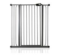 Safetots Extra Tall Metal Safety Gate Pressure Fit, 94.3Cm - 101.9Cm, Slate Grey, 104Cm In Height, Extra Tall Baby Gate