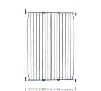Safetots Extra Tall Natural Screw Fit Baby Gate Screw Fit Baby Gate 100cm Tall in Grey | Size: 70 cm - 80 cm Safetots Grey 70 cm - 80 cm