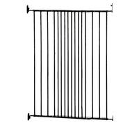 Safetots Extra Tall Screw Fitted Baby Stair Gate, 62.5cm - 106.8cm, Black, 103.5cm in Height, Stair Gate for Toddler and Baby, Screw Fit Safety Barrier, Easy Installation Safety Gate