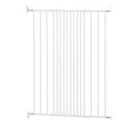 Safetots Extra Tall Screw Fitted Baby Stair Barrier, 62.5cm - 106.8cm, White, 103.5cm in Height, Safety Gate for Toddler and Baby, Easy Installation