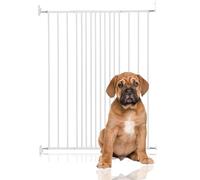 Safetots Extra Tall Screw Fitted Pet Safety Gate, 62.5cm - 106.8cm, White, 103.5cm in Height, Dog Stair Gate, Safety Barrier for Puppy