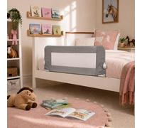 Safetots Extra Wide Bed Rail, Grey 140Cm Wide X 50Cm Tall, Toddler Bed Guard For Safety