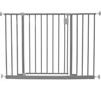 Safetots Extra Wide Hallway Gate, 103cm - 109cm, Matt Grey, Pressure Fit Baby Gate, Safety Barrier for Hallways and Wide Spaces, Easy Installation