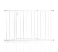 Safetots Extra Wide Hallway Gate, 109cm - 115cm, White, Pressure Fit Baby Gate, Safety Barrier for Hallways and Wide Spaces, Easy Installation