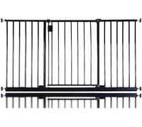 Safetots Extra Wide Hallway Gate, 140cm - 146cm, Black, Pressure Fit Baby Gate, Safety Barrier for Hallways and Wide Spaces, Easy Installation