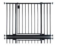 Safetots Hallway Baby Gate, Extra Wide, Pressure Fit, Black, 97cm - 103cm