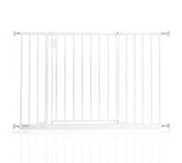 Safetots Extra Wide Hallway Pet Gate 97cm - 153cm (109.4cm - 115.4cm, White)