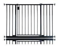 Safetots Extra Wide Hallway Gate, 103cm - 109cm, Black, Pressure Fit Baby Gate, Safety Barrier for Hallways and Wide Spaces, Easy Installation