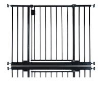 Safetots Hallway Baby Gate, Extra Wide, Pressure Fit, Black, 97cm - 103cm