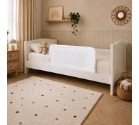 Safetots Bed Rail, White 100cm Wide x 40cm Tall, Toddler Bed Guard for Safety, Secure Child Bed Rail