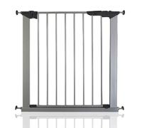 Safetots No Screw Stair Gate, 73.5cm - 79.6cm, Silver, Pressure Fit Baby Gate, Pressure Indicator, No Drilling Required, Safety Barrier, Easy Installation
