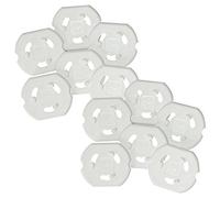 Safetots Plug Socket Covers, Pack of 12, Plug Socket Covers UK, Child Safety Plug Socket Sovers Baby UK, Socket Protectors for Sockets UK