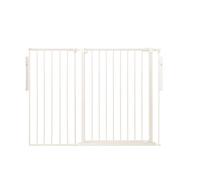 Safetots Premium Extra Tall Room Divider, Up To 128Cm Wide, White, 105Cm Tall, Multi Panel Barrier For Baby And Toddler