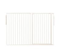 Safetots Premium Extra Tall Room Divider, Up To 154Cm Wide, White, 105Cm Tall, Multi Panel Barrier For Baby And Toddler