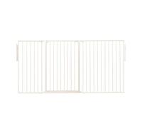 Safetots Premium Extra Tall Room Divider, Up To 200Cm Wide, White, 105Cm Tall, Multi Panel Barrier For Baby And Toddler