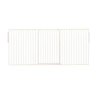 Safetots Premium Extra Tall Room Divider, Up To 226Cm Wide, White, 105Cm Tall, Multi Panel Barrier For Baby And Toddler