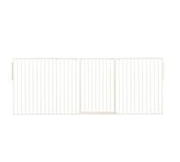 Safetots Premium Extra Tall Room Divider, up to 272cm Wide, White, 105cm Tall, Multi Panel Flexible Room Barrier, Room Divider with Door for Baby and Toddler, Easy Installation