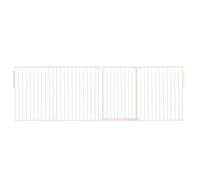 Safetots Premium Extra Tall Room Divider, Up To 298Cm Wide, White, 105Cm Tall, Multi Panel Barrier For Baby And Toddler