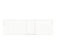 Safetots Premium Extra Tall Room Divider, Up To 344Cm Wide, White, 105Cm Tall, Multi Panel Barrier For Baby And Toddler