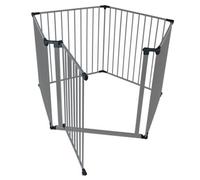 Safetots Premium Multi Panel Play Pen With Mat, Pentagon, 5 X 72Cm, Grey, 70Cm High