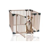 Safetots Premium Wooden Pet Pen and Puppy Training Pen, 100cm x 100cm, Dog and Pet Exercise Playpen, With door, Easy Assembly