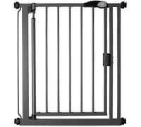 Safetots Pressure Fit Self Closing Stair Gate, 75cm - 82cm, Slate Grey, Auto Cl