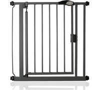 Safetots Pressure Fit Self Closing Stair Gate, 75cm - 82cm, Slate Grey, Auto Cl
