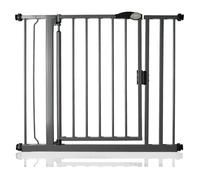Safetots Pressure Fit Self Closing Stair Gate, 89.4cm - 96.4cm, Slate Grey, Auto Closing Baby Gate, Safety Barrier for Toddler, Easy Installation