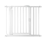 Safetots Pressure Fit Self Closing Stair Gate, 89.4cm - 96.4cm, White, Auto Closing Baby Gate, Safety Barrier for Toddler, Easy Installation