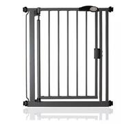 Safetots Pressure Fit Self Closing Stair Gate, Narrow, 68.5Cm - 75Cm, Slate Grey, Auto Closing Baby Gate, Safety Barrier