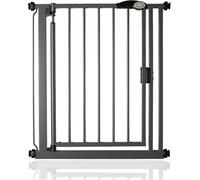 Safetots Pressure Fit Self Closing Stair Gate, Narrow, 68.5cm - 75cm, Slate Grey, Auto Closing Baby Gate, Safety Barrier for Toddler, Easy Installation