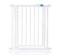 Safetots Pressure Fit Self Closing Stair Gate, Narrow, 68.5cm - 75cm, White, Auto Closing Baby Gate, Safety Barrier for Toddler, Easy Installation