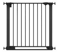 Safetots Safestep Gate, Black, 82Cm - 89Cm, Extra Low Walkthough, 67Cm Extra Wide Doorway, One Piece Extra Wide Baby Gate