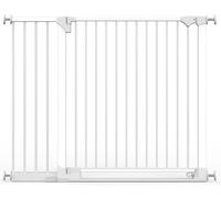 Safetots Safestep Gate, White, 124Cm - 131Cm, Extra Low Walkthough, 81Cm Extra Wide Doorway, Extra Wide Baby Gate