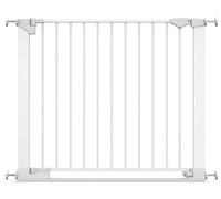 Safetots Safestep Gate, White, 89Cm - 96Cm, Extra Low Walkthough, 74Cm Extra Wide Doorway, One Piece Extra Wide Baby Gate